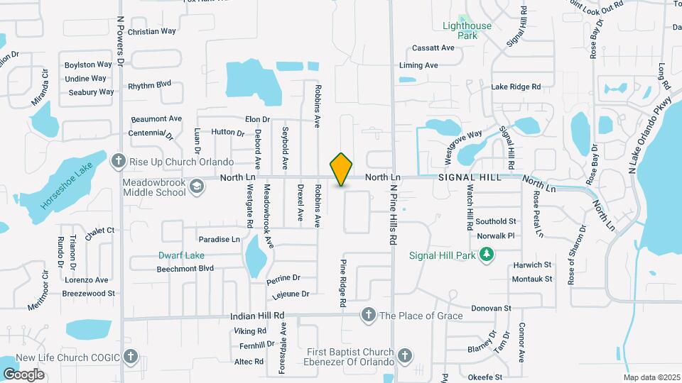 4314 Pine Hills Cir Map and Location Details