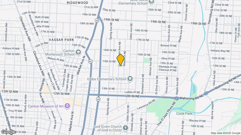 1442 Plain Ave NE Map and Location Details