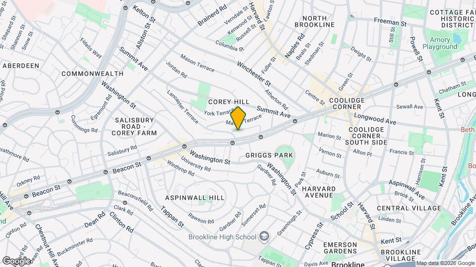 1530 Beacon St, Unit 101 Mapa y Detalles de la Ubicación