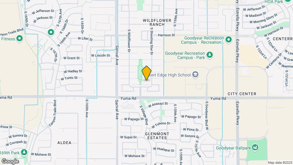16122 W Desert Bloom St Map and Location Details