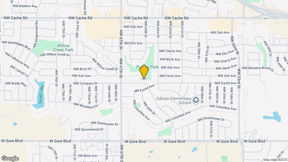 6411 NW Compass Dr Map and Location Details