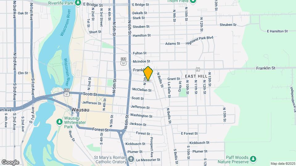 707 Grant St Map and Location Details