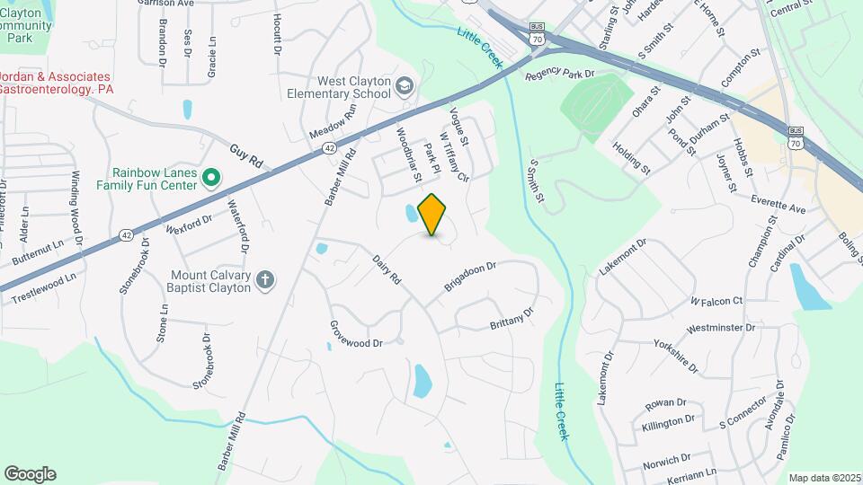 1117 Woodbriar St Mapa y Detalles de la Ubicación