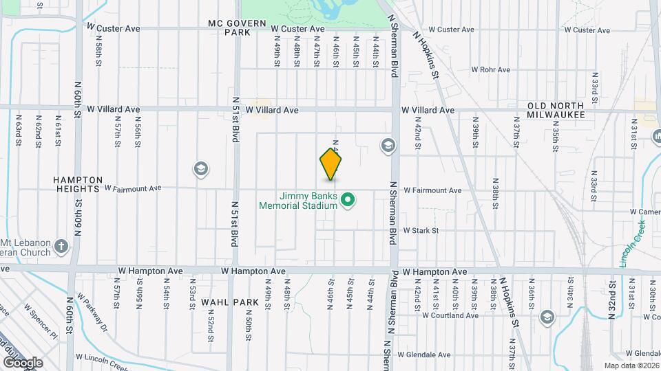 5001 N 46th St Map and Location Details