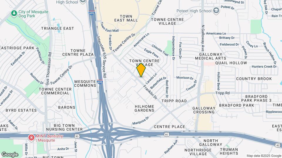 2618 San Saba St Map and Location Details