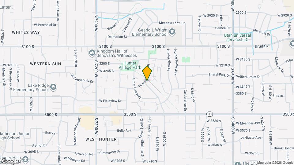 6911 Hunter Dawn Way Map and Location Details