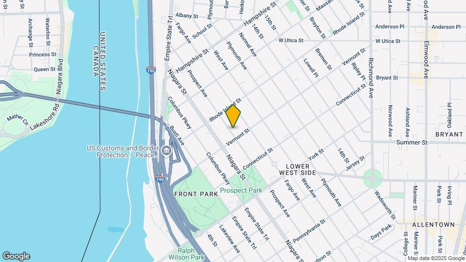 689 Prospect Ave Map and Location Details