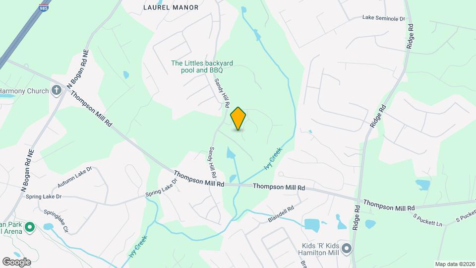 4104 Roslindale Ln Mapa y Detalles de la Ubicación