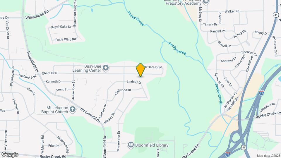 3733 Lindsey Dr Map and Location Details
