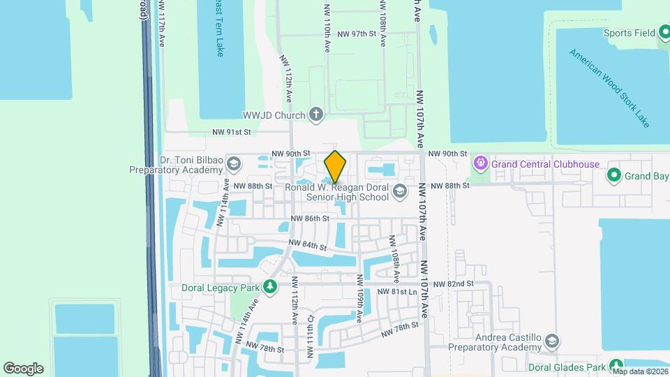 10963 NW 87th Ln Map and Location Details