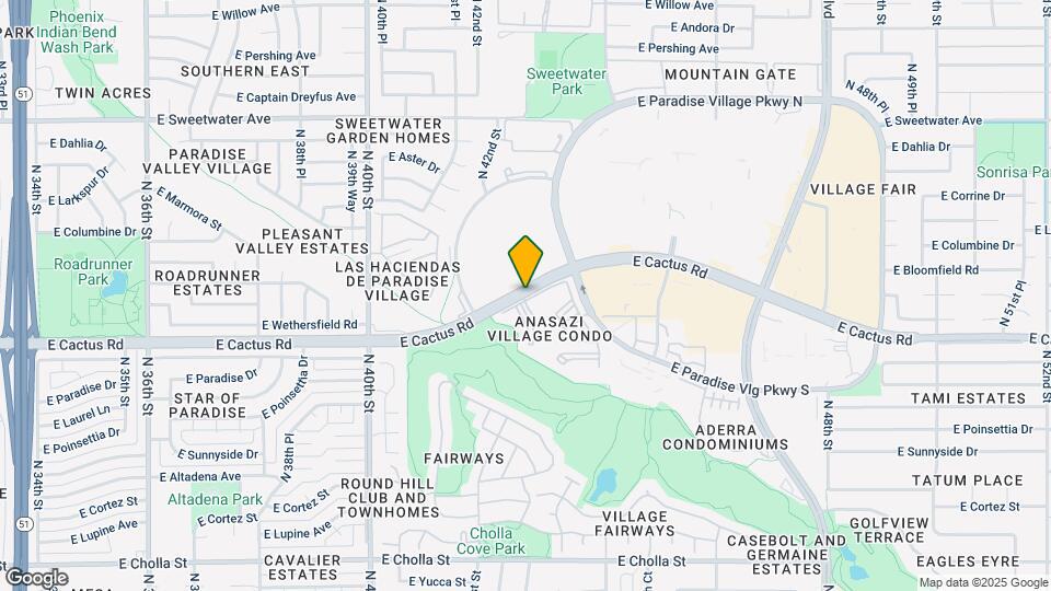 4303 E Cactus Rd Mapa y Detalles de la Ubicación
