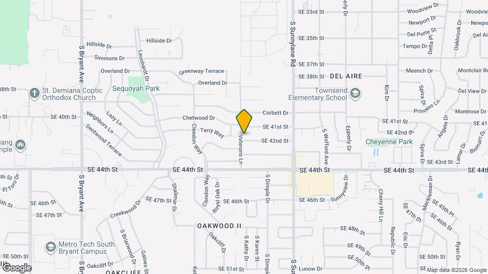 4101 SE 42nd St Map and Location Details