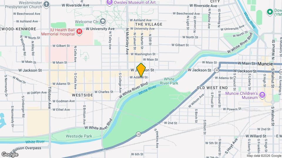 1703 W Adams St Map and Location Details