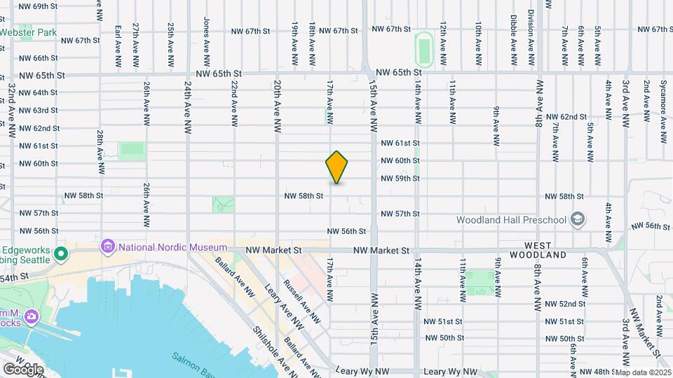 5808 17th Ave NW, Unit B Map and Location Details