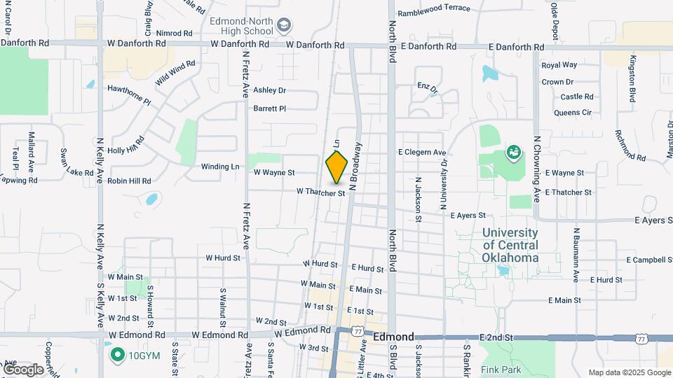 19 W Thatcher St Map and Location Details