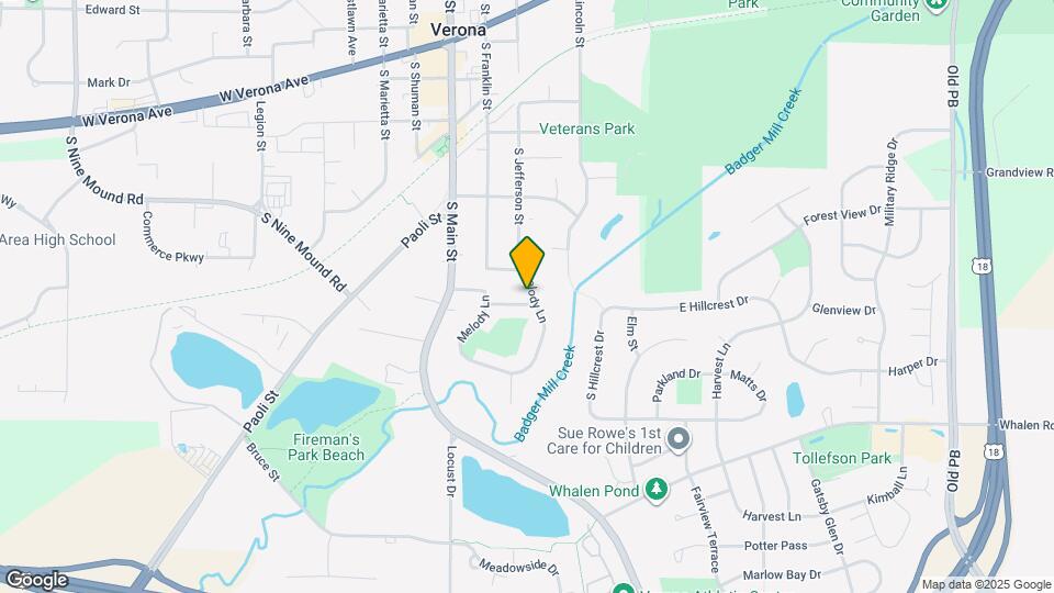 303 Melody Ln Map and Location Details