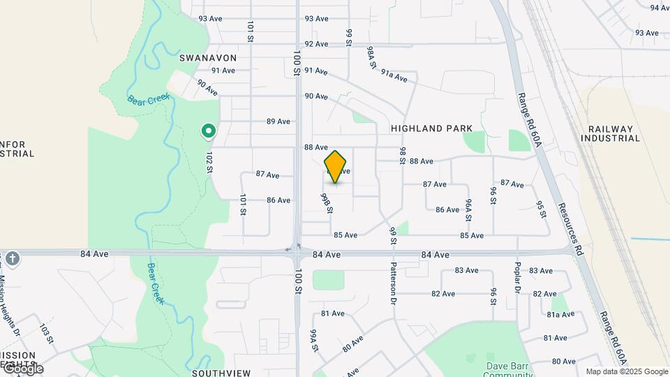 9932 86 Pk Ave Map and Location Details