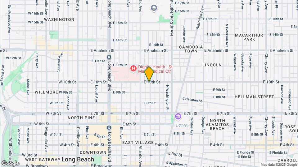 642 E 10th St, Unit A Map and Location Details