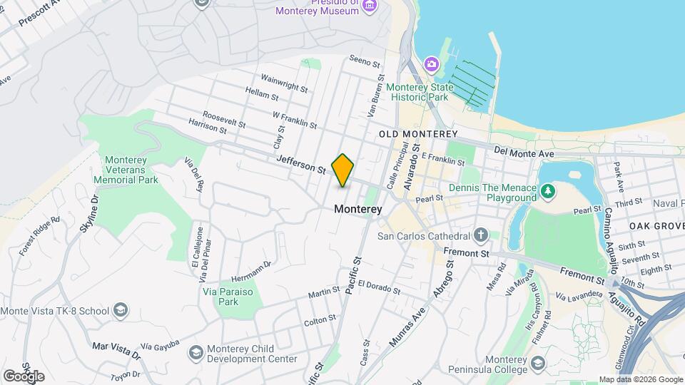 544 Van Buren St Map and Location Details