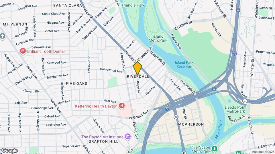 610 Geyer St Map and Location Details