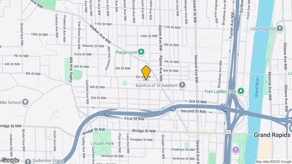 845 Nagold St NW Map and Location Details