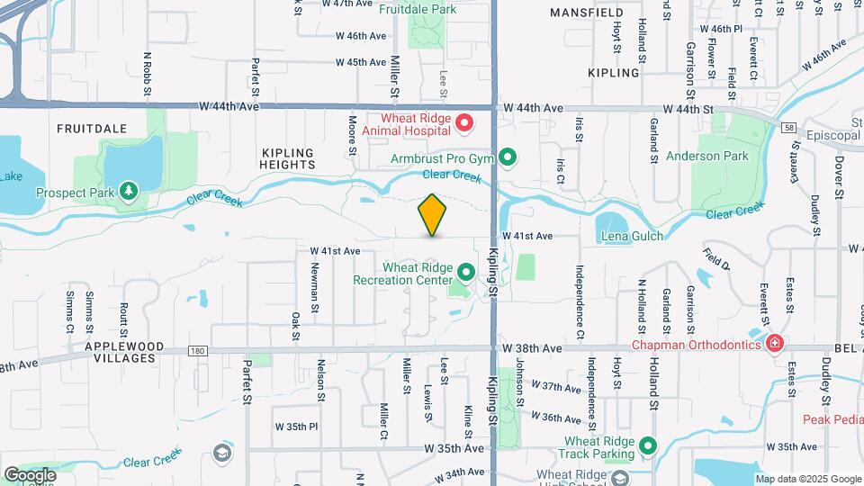 10270 W 41st Ave Map and Location Details