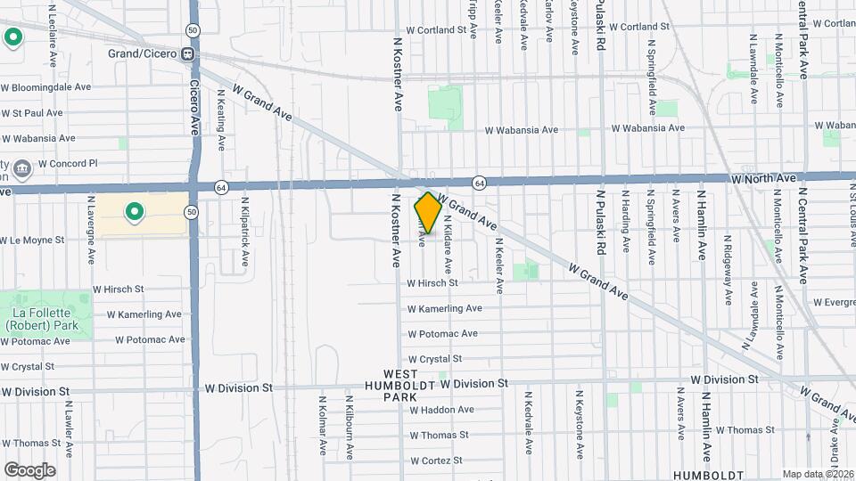 4322 W Le Moyne St, Unit 3 Map and Location Details