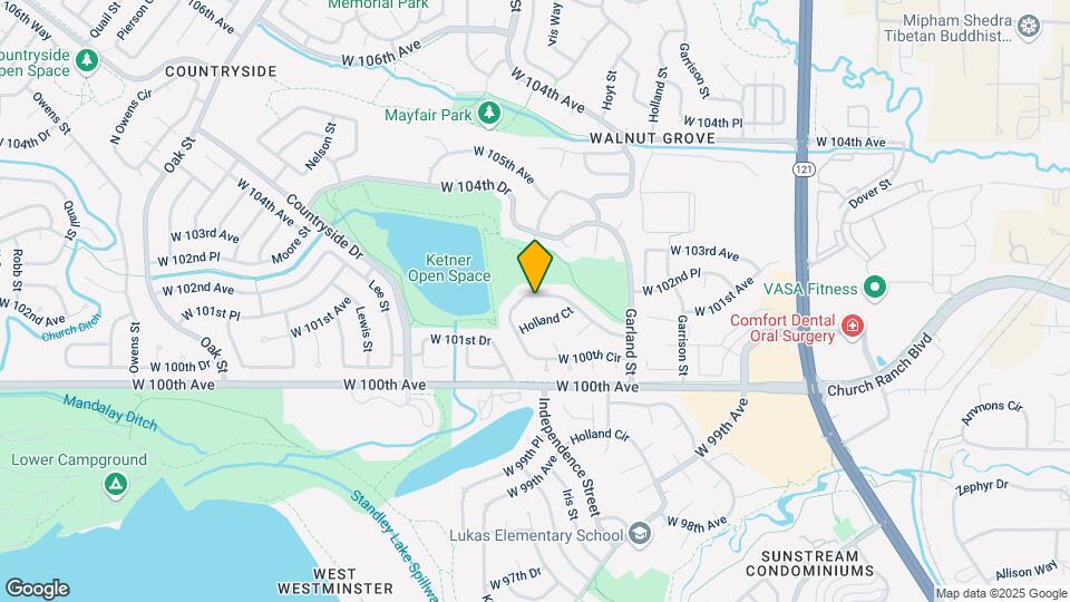9301 W 100th Cir Map and Location Details