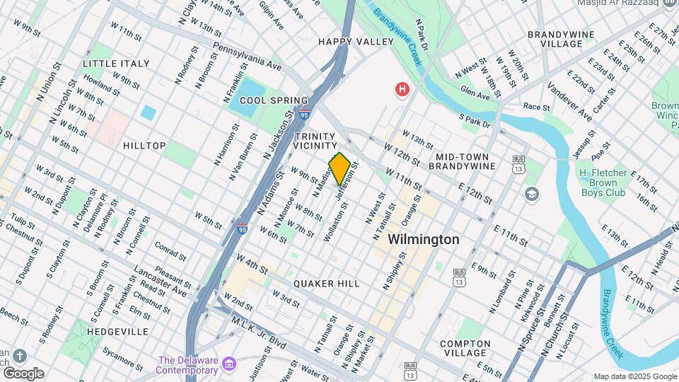 901 Jefferson St-Unit -1 Map and Location Details