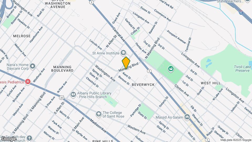 405 Manning Blvd Map and Location Details