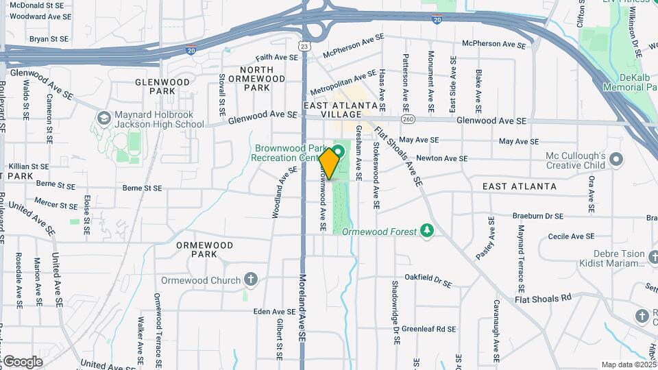 644 Brownwood Ave SE Map and Location Details