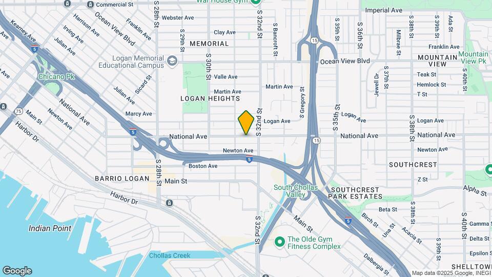 3137 National Ave Mapa y Detalles de la Ubicación