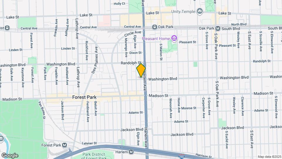1129 Washington St Map and Location Details