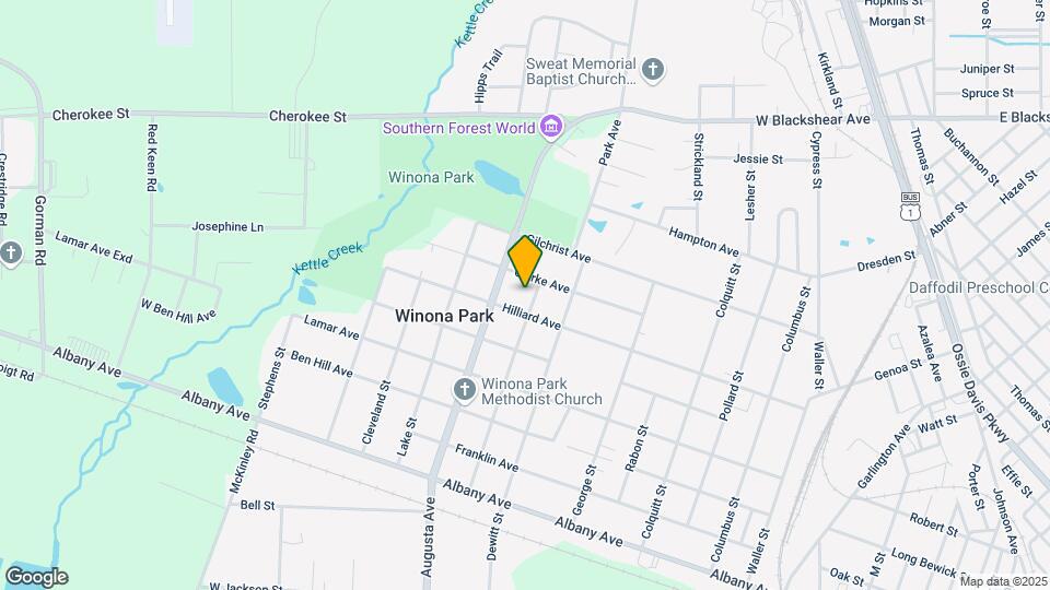 1205 Winona Ave, Unit A Map and Location Details