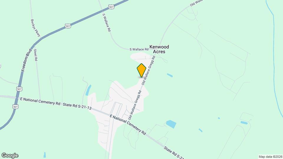 1307 Old Wallace Gregg Rd Map and Location Details