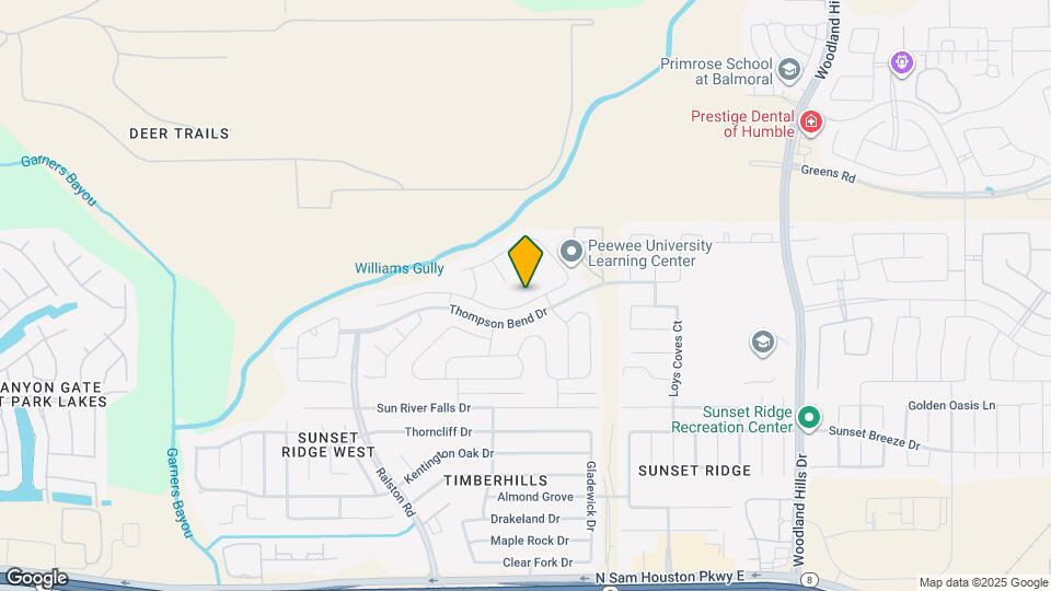 11023 Hillside Creek Dr Map and Location Details