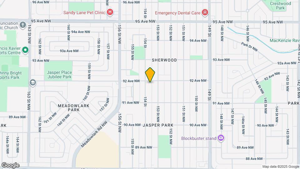 9145 154 St NW Map and Location Details