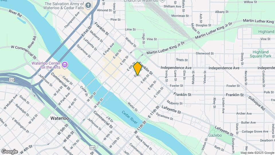 320 E 7th St Map and Location Details