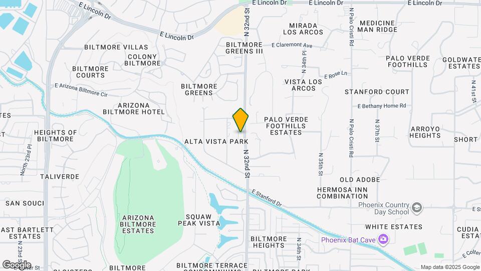 3135 E Palo Verde Dr Map and Location Details