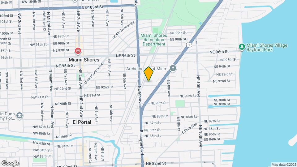 673 NE 92nd St Map and Location Details