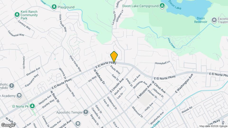 2135 E El Norte Pkwy Map and Location Details