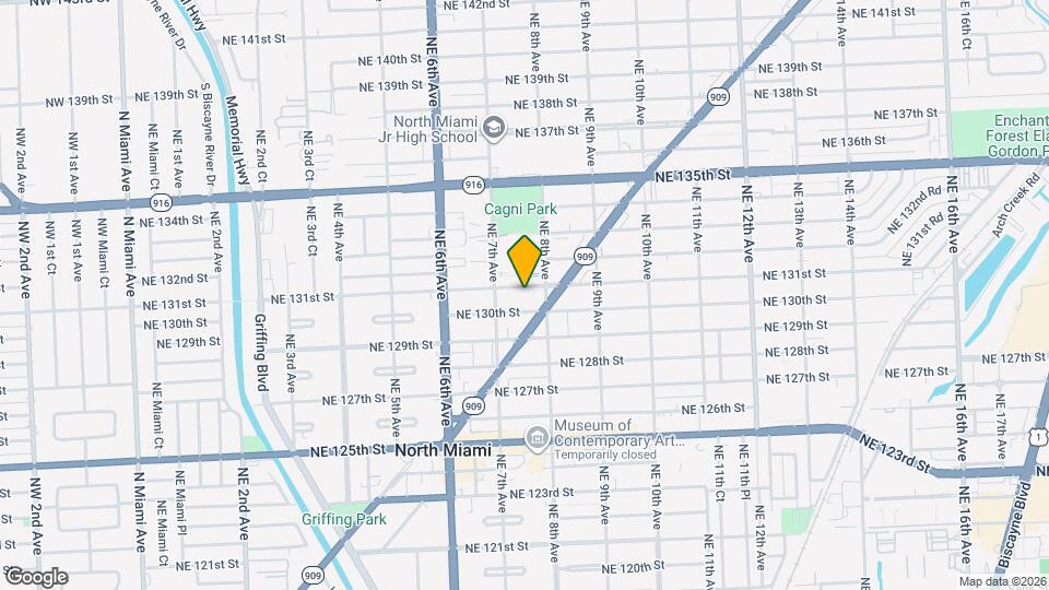 762 NE 131st St Map and Location Details