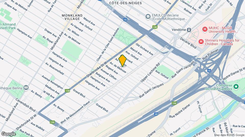 2231 De Melrose Av Map and Location Details