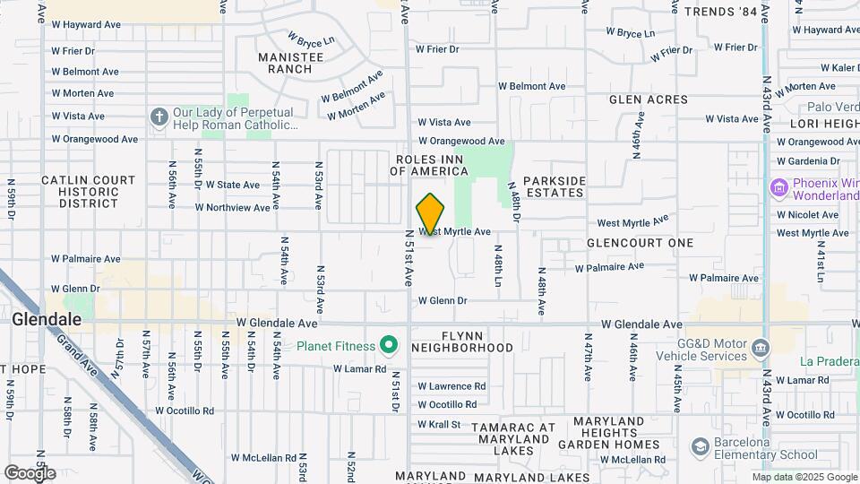 5028 W Midway Ave Map and Location Details