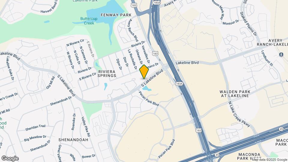 2900 S Lakeline Blvd-Unit -124 Map and Location Details