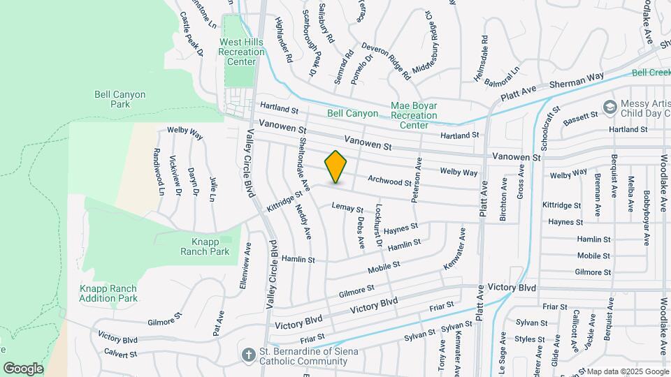 24126 Kittridge St Map and Location Details