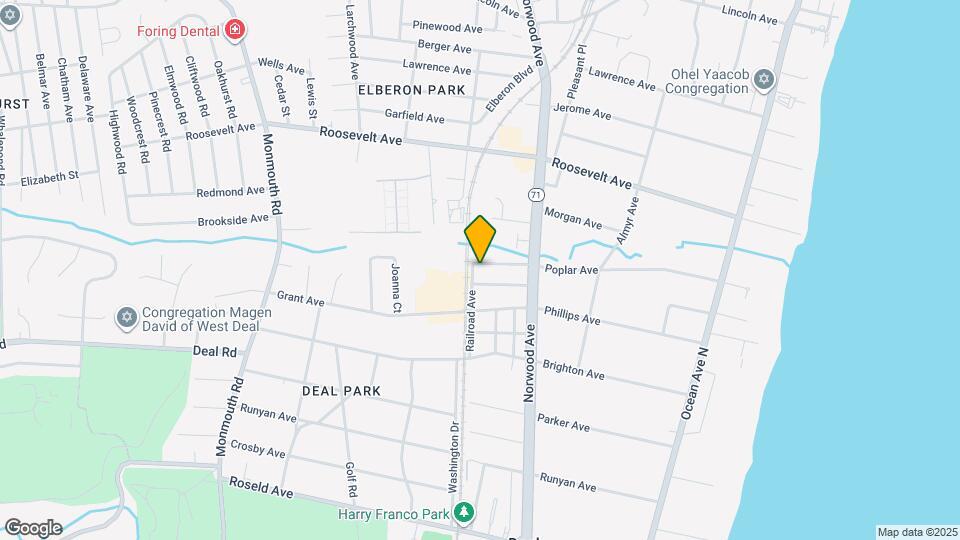 110 Poplar Ave Map and Location Details