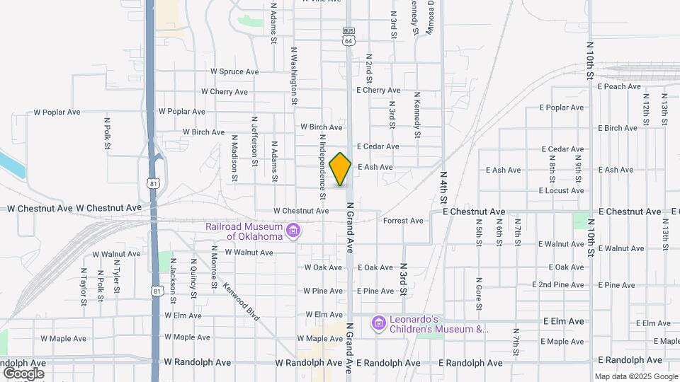 111 W Locust Ave Map and Location Details