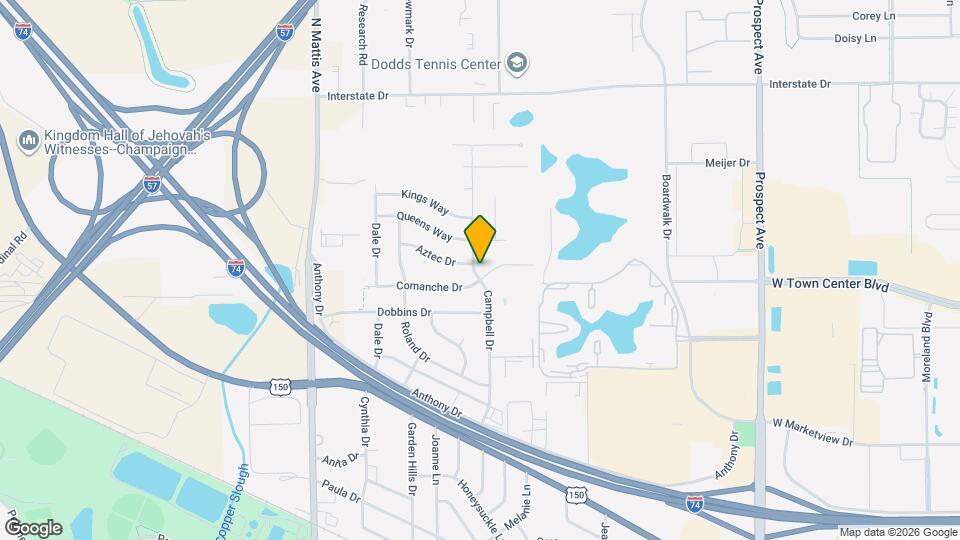 2504 Campbell Dr Map and Location Details