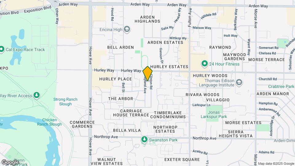 1208 Wayland Ave Map and Location Details